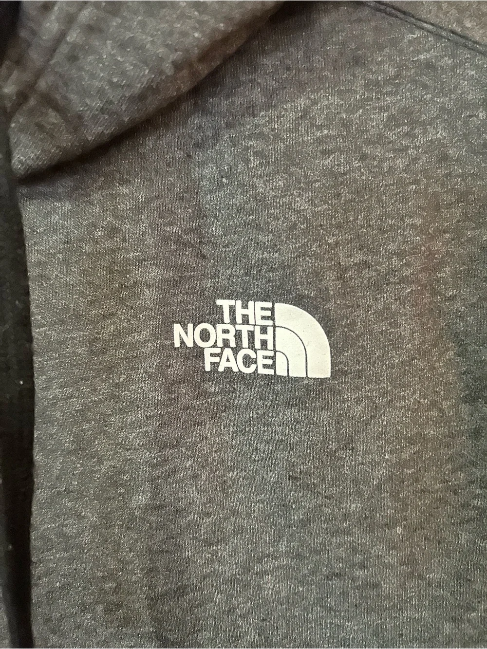 The North Face Men’s Large L Gray Grey Logo Hooded Sweatshirt